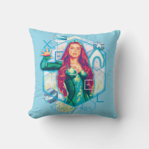 Almofada Aquaman Xebel Princess Mera Hexagonal