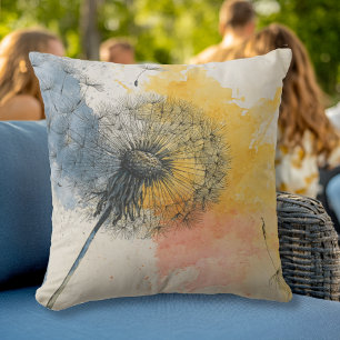 Almofada Aquarela Dandelion