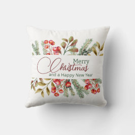 Almofada Aquarela Elegante de Natal