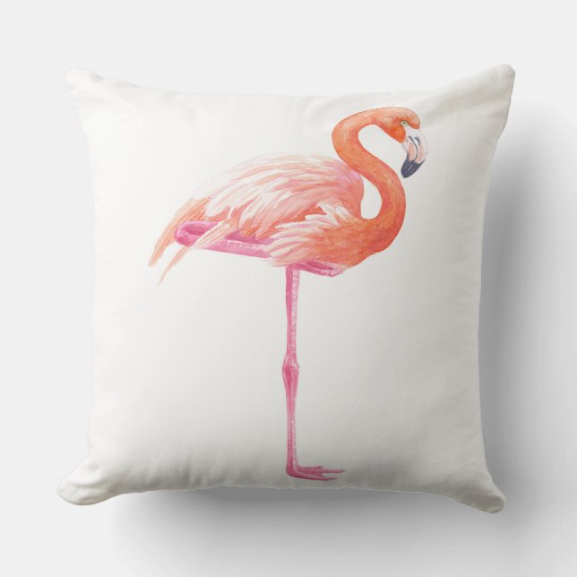Almofada Aquarela Flamingo (Frente)
