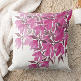 Almofada Aquarela Floral País Rosa