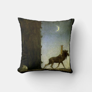 Almofada Aquarela “Leap the Elk” de John Bauer
