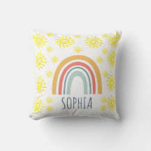 Aquarela Personalizada Caprichosa Boho Arco-íris e