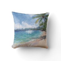 Aquarela Praia Havaí