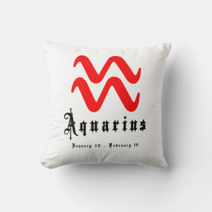 Almofada Aquário, Horoscópio, zodíaco, astrologia