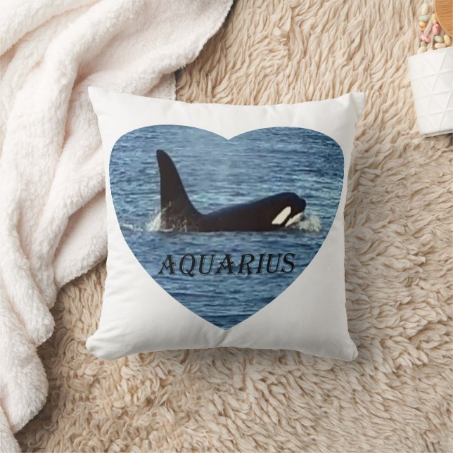 Almofada Aquarius Orca Costa Oeste Personalizável (Cobertor)