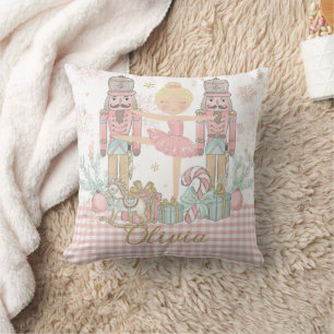 Almofada Aquebrador de Nozes Caprichoso Rosa Pastel Natal B