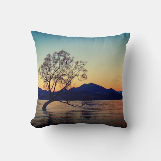 Almofada aquela árvore wankaka nz (Frente)