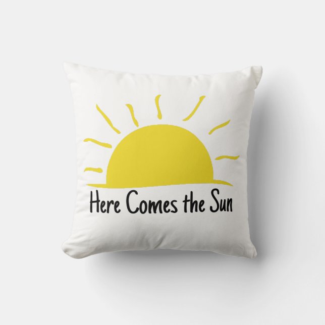 Almofada aqui vem o sol (Frente)