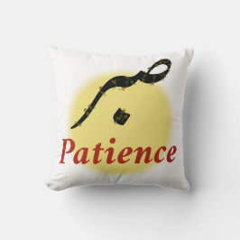 Almofada Arabic Calligraphy Sabr Patience Minimalist Zen Lo