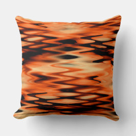 Almofada Aranã queimada abstrato zag thag
