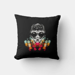 Almofada Aranha Bonita de Outono com Chapéu de Gota de Orva