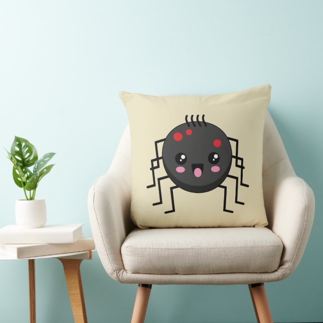 Almofada Aranha Kawaii Cute (Cadeira)