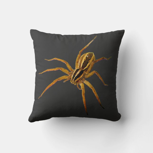 Almofada Aranha-lobo Rabid (Rabidosa rabida) (Verso)