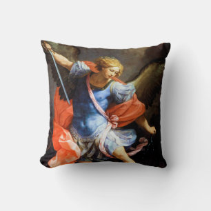 Almofada Archangel Michael trSample Satã Guido Reni