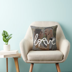 Almofada Arco do Amor Moderno Casais Personalizados Foto de