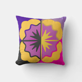 Almofada Arco-Íris Colorido Mandala