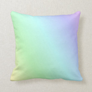 Almofada Arco-íris Pastel de cores,