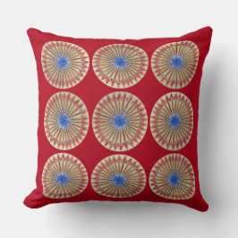 Almofada Arco-íris vermelho