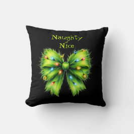 Almofada Arco verde festivo de pelúcia ou bom