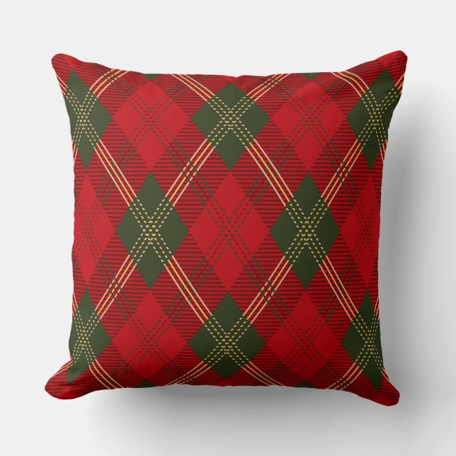 Almofada Argyle Tartan Scottish Diamond (Frente)