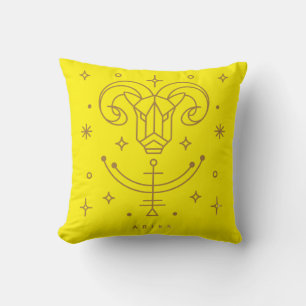 Almofada Aries Zodiac Travesseiro decorativo