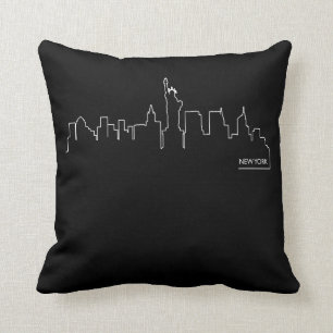 Almofada Arquitectura da cidade de New York