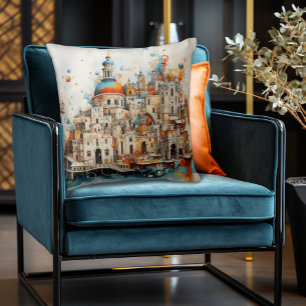 Almofada Arquitetura tradicional de Abstrato italiano moder