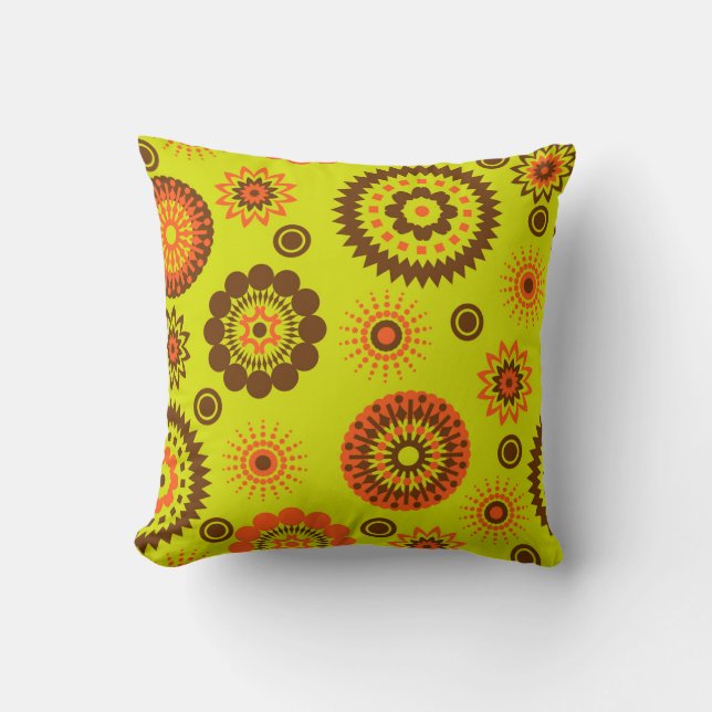 Almofada art abstract colorful watercolor paper backgrounda (Frente)