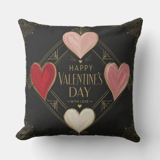 Almofada Art Deco Hearts of Passion