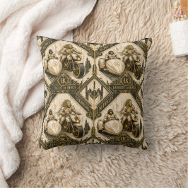 almofada art déco munkus/veículos de patrulha notu