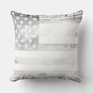 Almofada Art Grunge American Flag #7