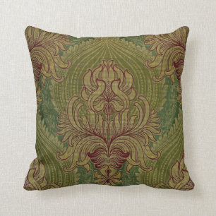 Almofada Art Nouveau Chrysanthemum & Artichoke Pattern