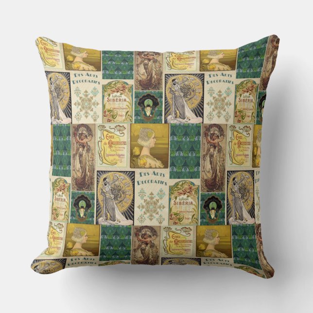 Almofada Art Nouveau Damas Cushion (Frente)