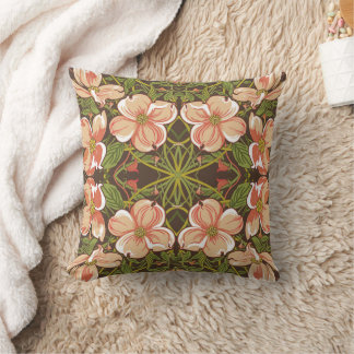 Almofada Art Nouveau Dogwood Blush Impressão