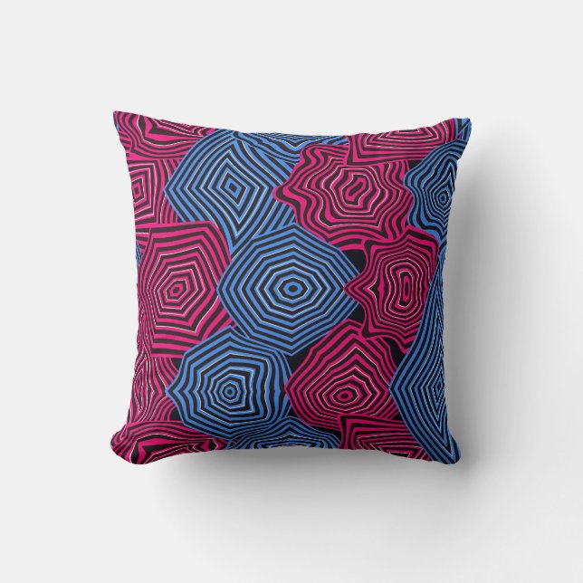 Almofada Art Nouveau Geometric Pattern  (Frente)