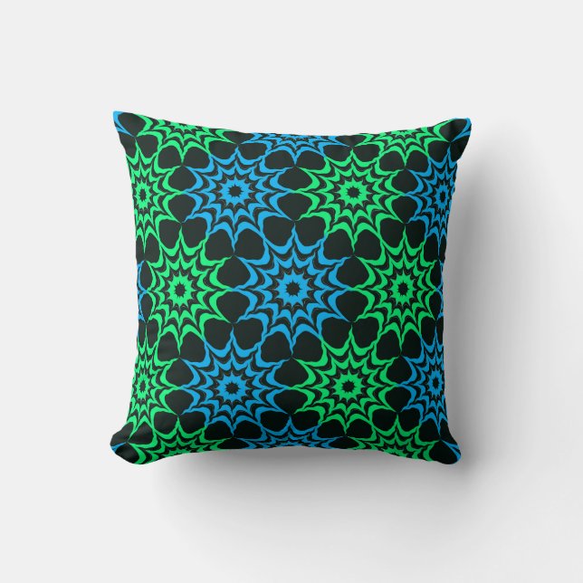 Almofada Art Nouveau Hex Star Pattern  (Frente)