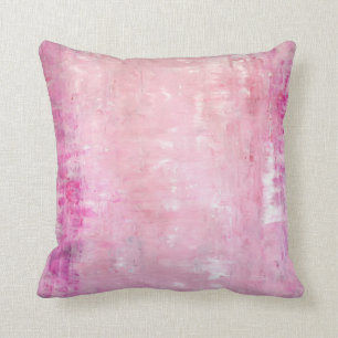 Almofada Arte abstracta cor-de-rosa da "elegância"