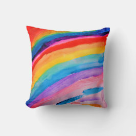 Almofada Arte arco-íris