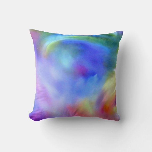 Almofada Arte arco-íris Cushion (Frente)