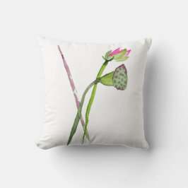 Almofada Arte Budista Rosa Lotus Flor Zen