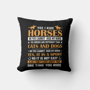 Almofada Arte Cavalo Sim Eu Cavalo Cavalo