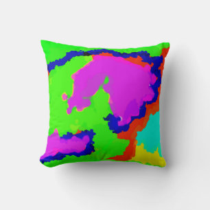 Almofada Arte Colorida Multicolorida Abstrata Splash 2020 L