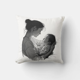 Almofada Arte da mãe e do bebê