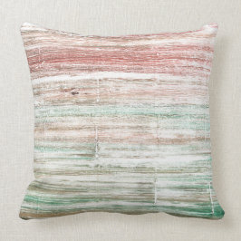 Almofada Arte de aquarela listrada pálida