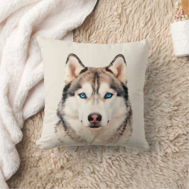 Almofada Arte de Cachorro Husky