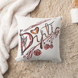 Almofada Arte de Caligrafia do Amor