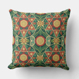 Almofada Arte de Design de Mandala Floral Geométrico Sagrad