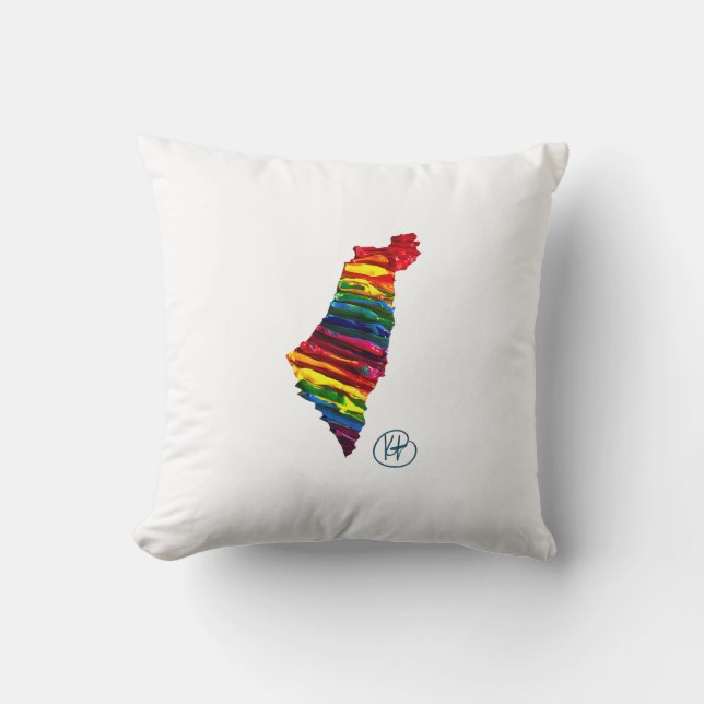 Almofada Arte de Estúdio Israel Pride (Frente)