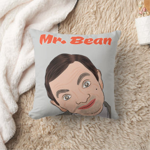 Almofada Arte de Fã do Sr. Bean (Rowan Atkinson)